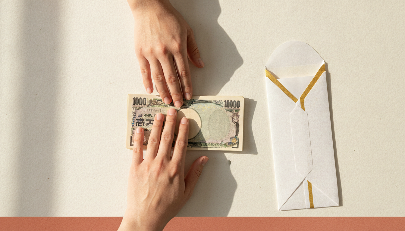お金の入れ方と新札（ピン札）の準備